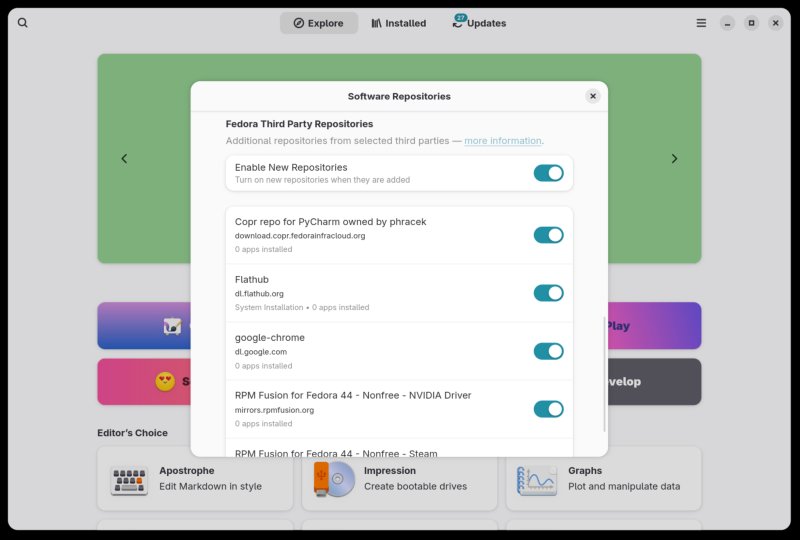 Software repos