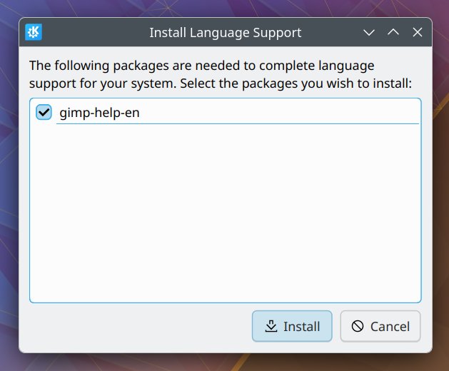 Language support