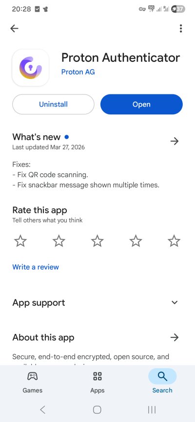 Proton Authenticator