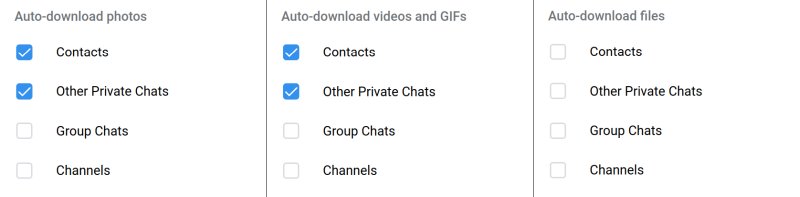 Auto download option