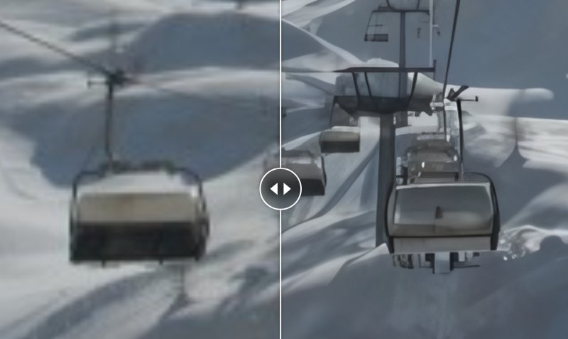 Remacri, snow, zoomed