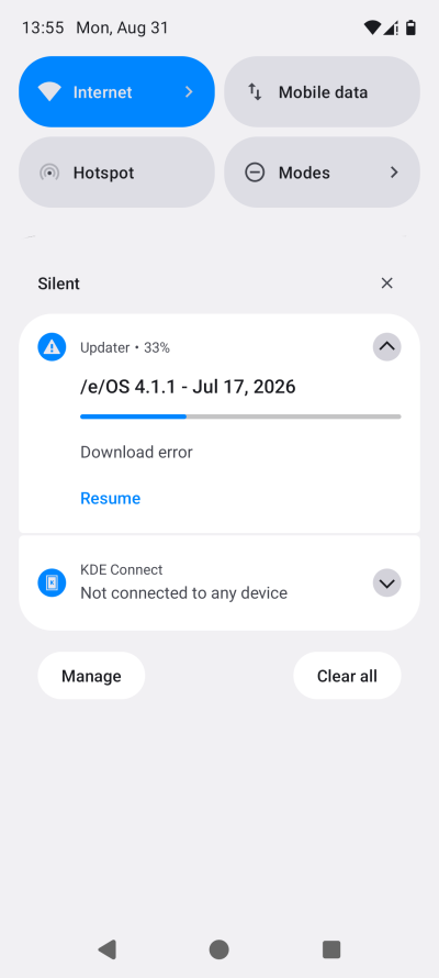 Download error