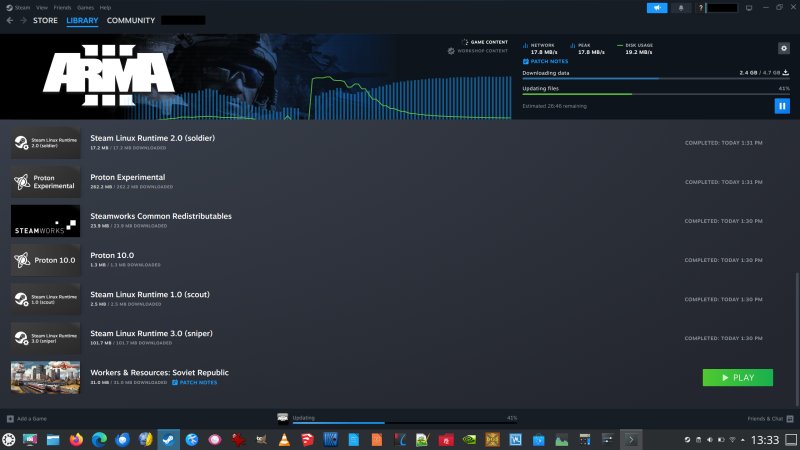 Steam, games