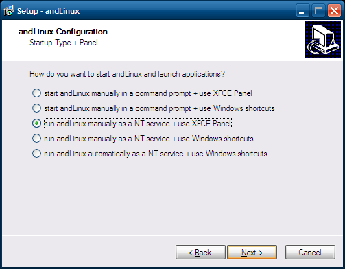 Manual configuration