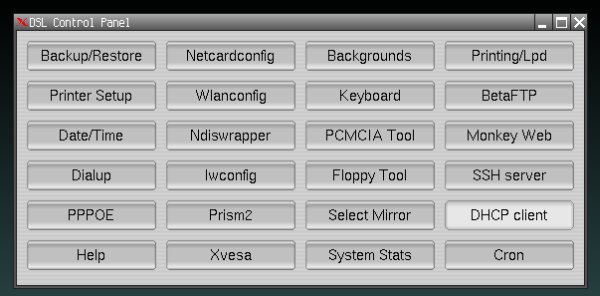 Control Panel