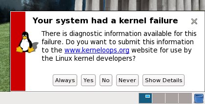 Kernel failure