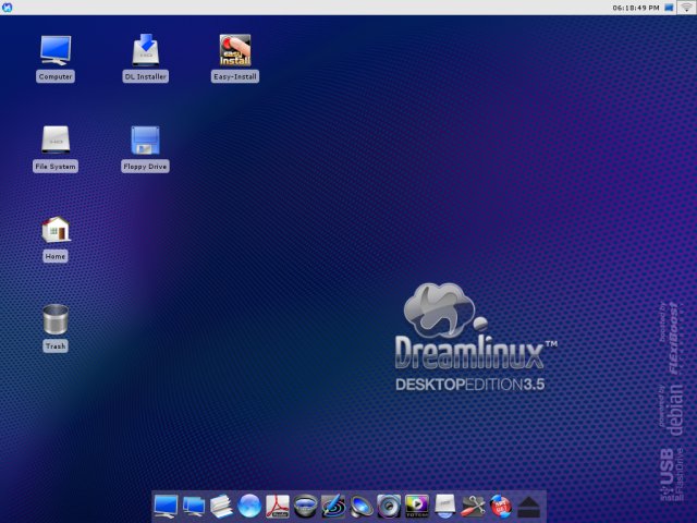 dreamlinux livecd desktop