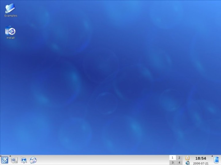 Kubuntu loaded the first time