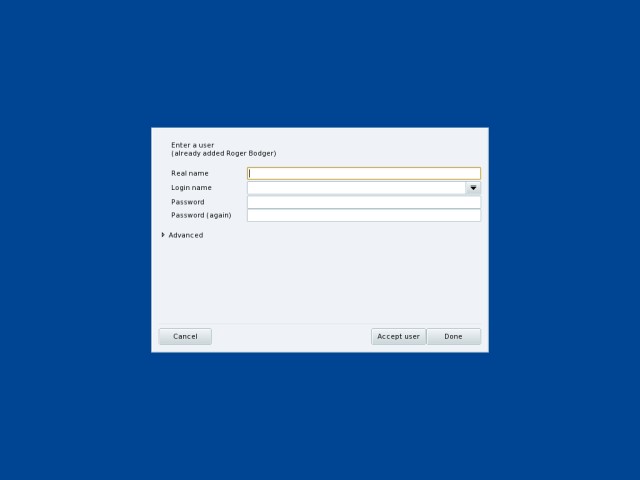 Mandriva added user