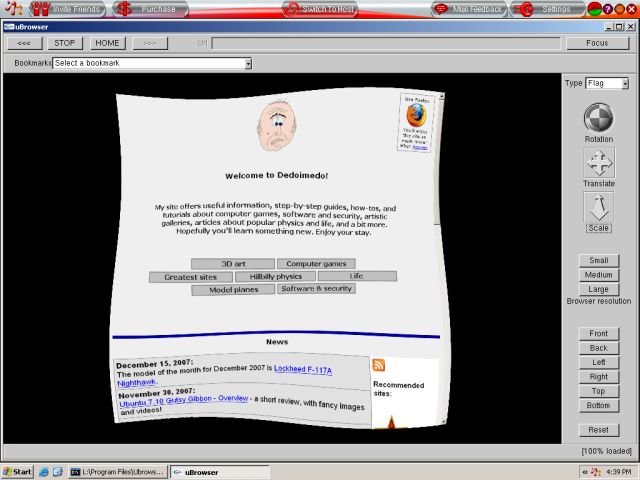 MojoPac uBrowser 4