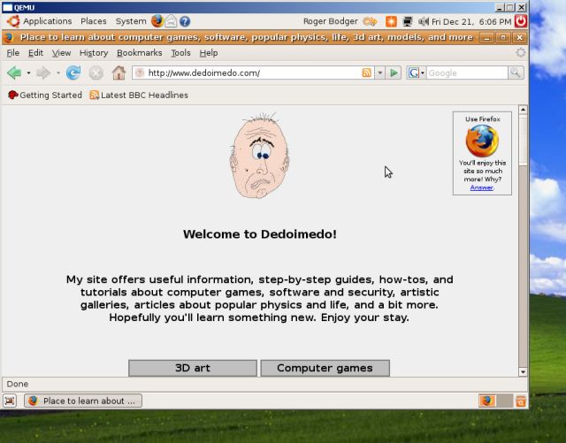 Pendrivelinux Ubuntu installed