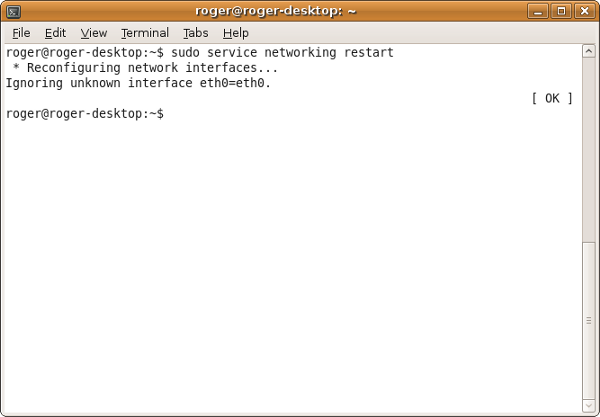 Ubuntu service script