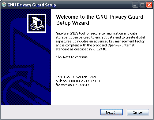 GPG setup