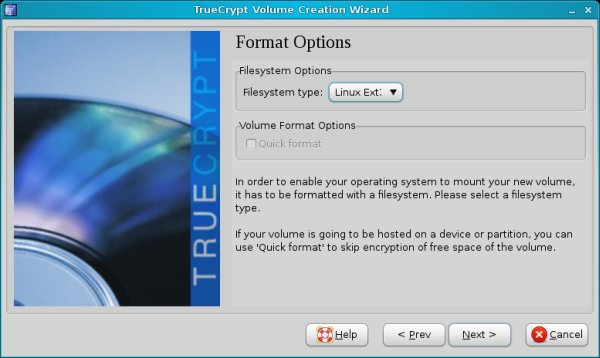Format options