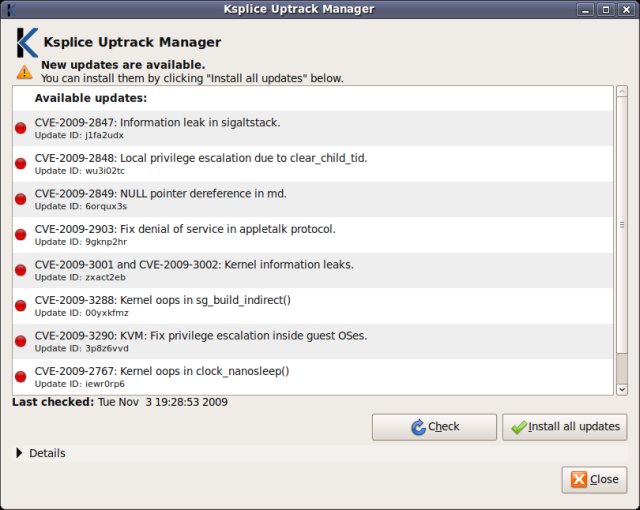Updates ready