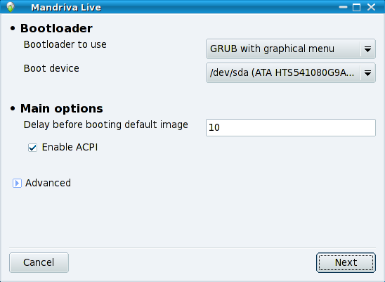 Bootloader setup