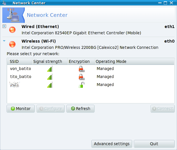 Network center