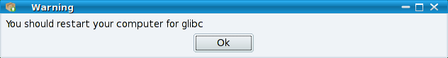 Restart message