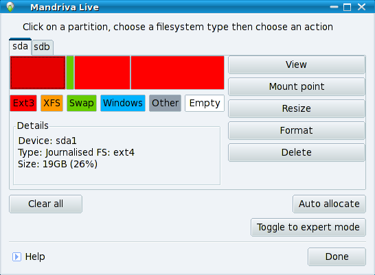 Set partitions