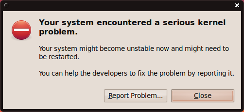 Ubuntu crash
