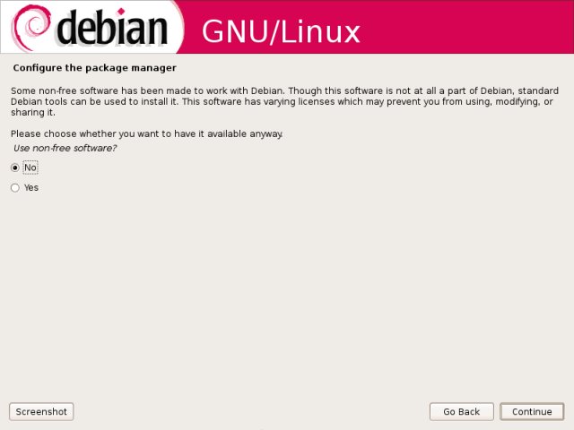 Non free software