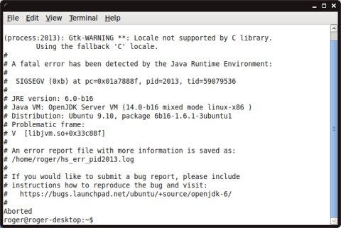 Java error