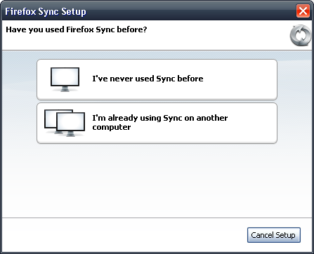 Sync setup