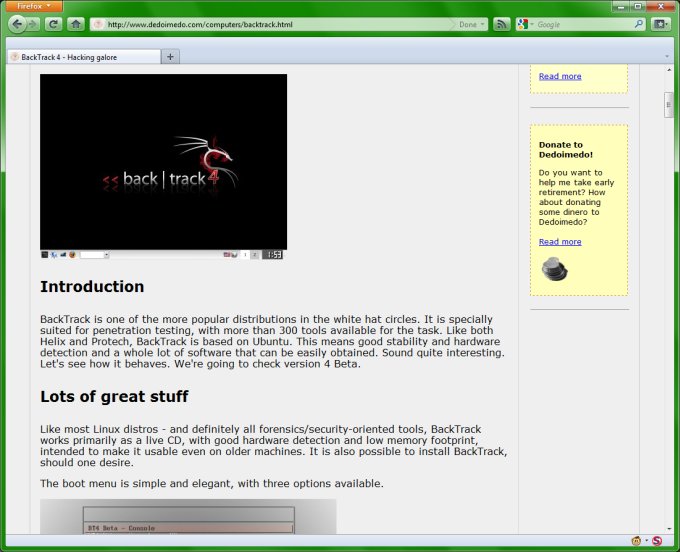 Backtrack
