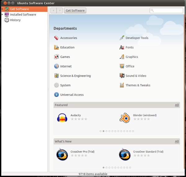 Ubuntu Software Center
