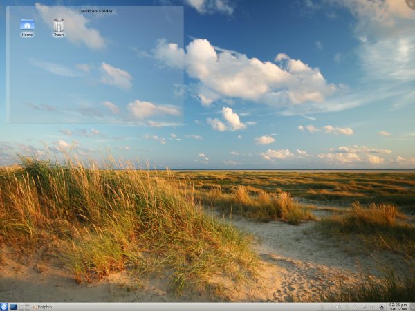 Changed desktop theme