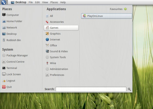 Apps, menu 1