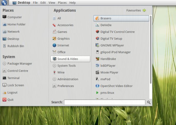 Apps, menu 3