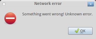 Wine error