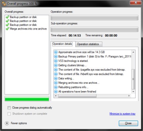 Paragon done imaging