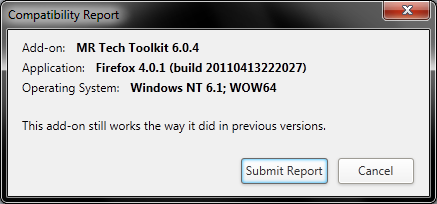 Report submitted