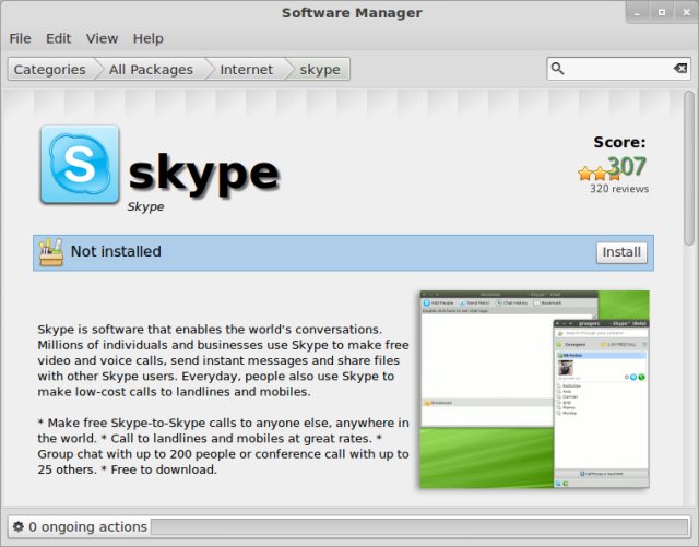 Using software manager