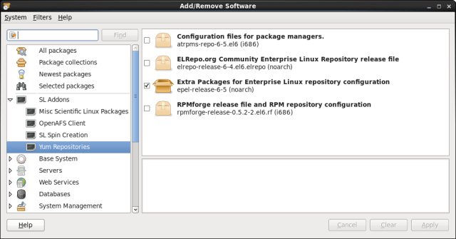 Extra repos