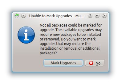 Not all upgrades available