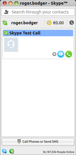 Main interface