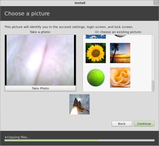 Installing, webcam user config