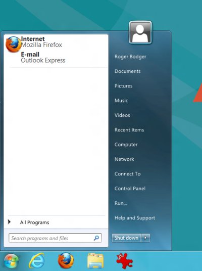 ViStart menu