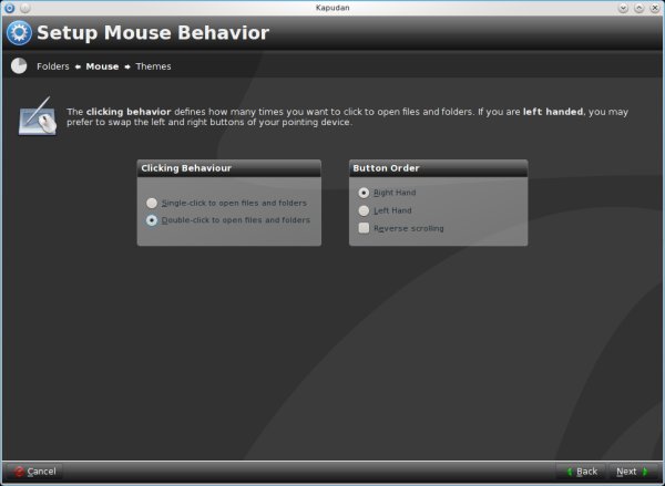 Mouse clicks