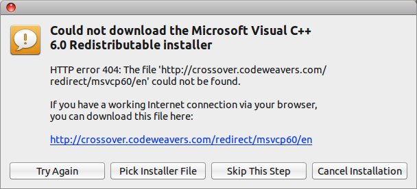 Missing file