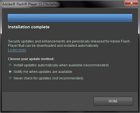 Update notice