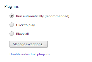 Changing settings does not work