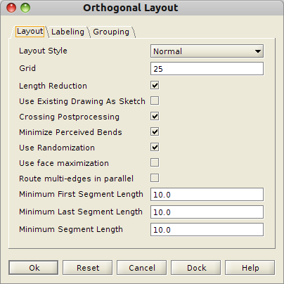 Layout options