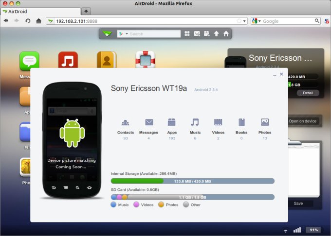 Device details