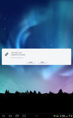 Tablet prompt
