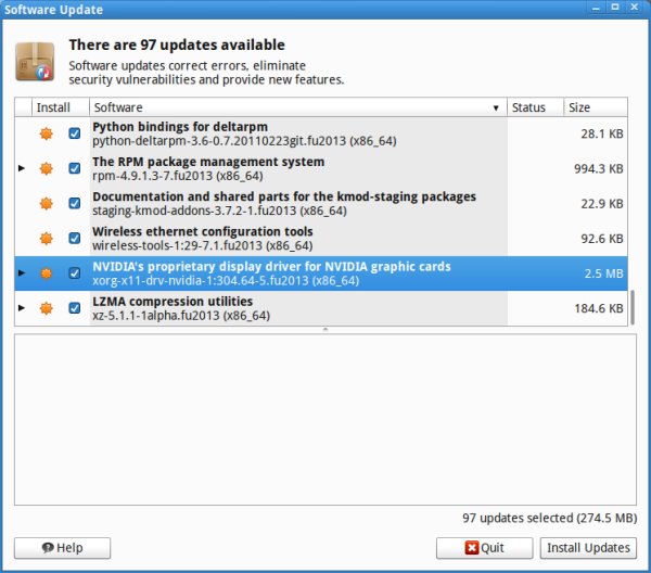 Updates from testing