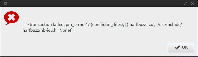 Pamac error